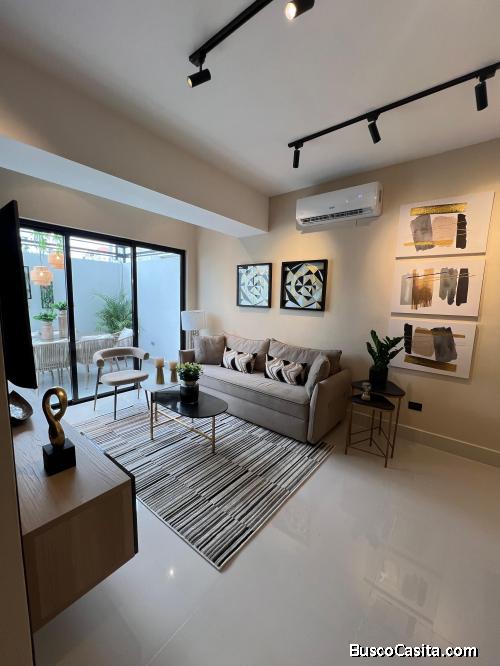 Apartamento en Alquiler Amueblado con Terraza, En Serralles, Distrito Nacional, Santo Domi