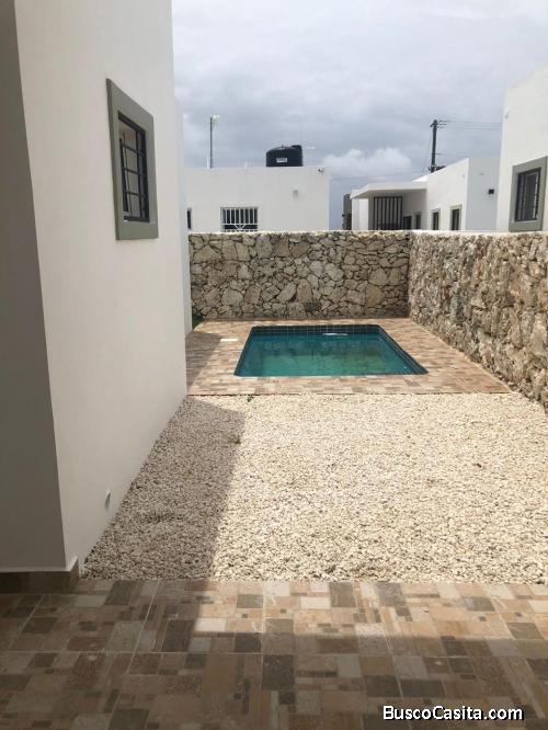 En alquiler, renta propiedad, vivienda 3 recámaras Pool en El Ejecutivo República Bávaro Punta Cana