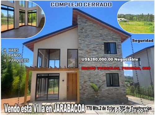 Vendo Hermosa Villa 2 Niveles  en fase de terminación en JARABACOA, 770 Mts.2