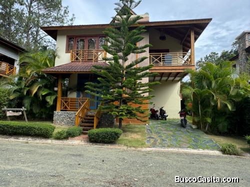 VILLA AMUEBLADA DE VENTA EN JARABACOA