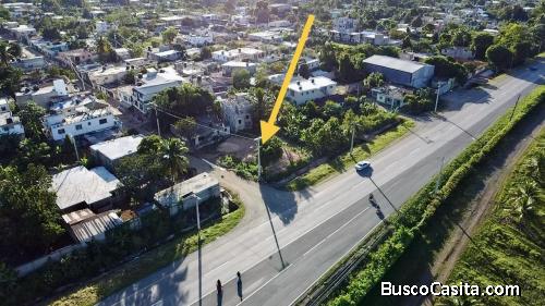 SOLAR DE VENTA A BORDE DE LA AUTOPISTA DUARTE