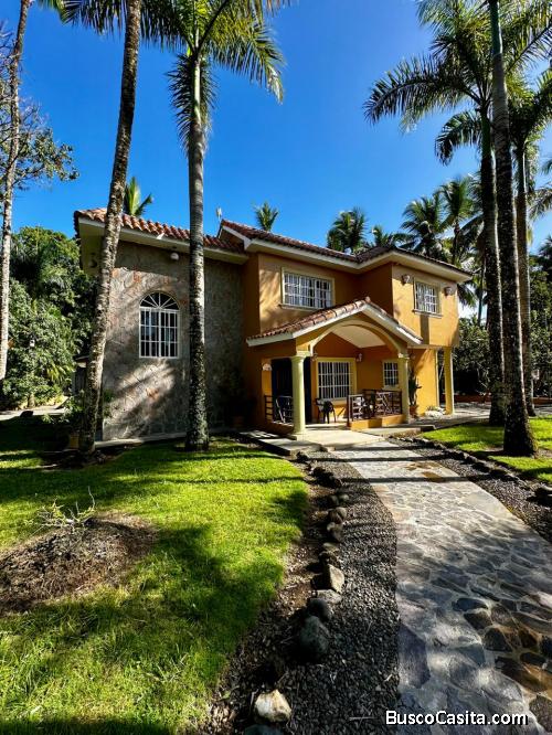 VILLA AMUEBLADA DE VENTA EN BONAO