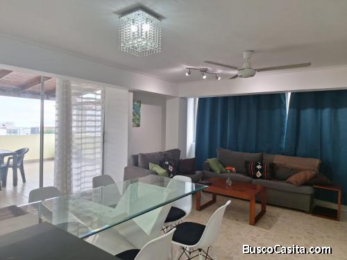 ALQUILO APTO DE 2 HABS. AMUEBLADO EN LA ESPERILLA, CON VISTA AL MAR Y ASCENSOR