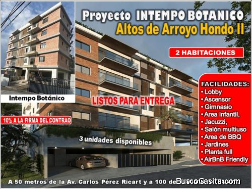 Proyecto Aptos INTEMPO BOTANICO,  el Mejor de ALTOS DE ARROYO HONDO, LISTOS PARA ENTREGA