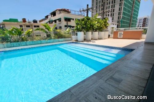 Alquilo Apartamento en Evaristo Morales CON PISCINA
