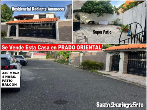 SE VENDE Casa 2 Niveles en Prado Oriental, Res. Radiante Amanecer,  4 HABS.