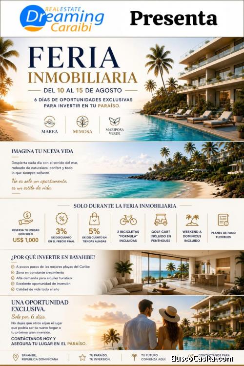 Dominicus Bayahibe Feria inmobiliaria