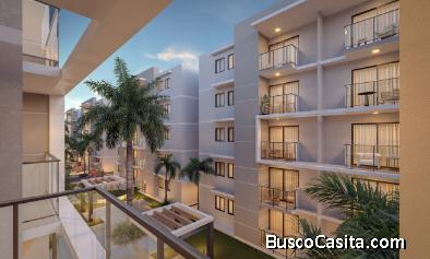 Proyecto inmobiliario 1 recámara Primer piso para inversión segura en Pueblo Bávaro República Domini