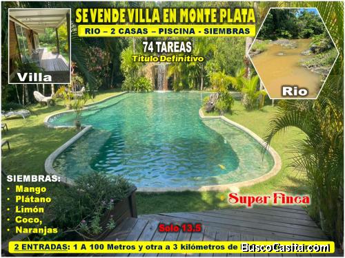 Vendo BELLA Finca GANADERA CON SUS PASTOS, 245 tareas en DON JUAN, MONTE PLATA