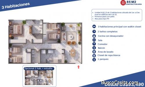 Oferta Condominio Tres habitaciones en Boca Chica RD