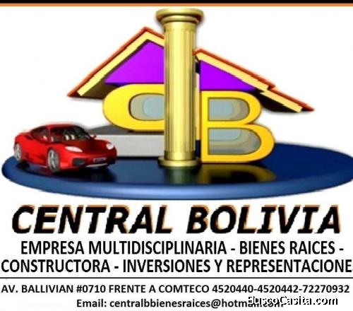 CENTRAL BOLIVIA BIENES RAICES